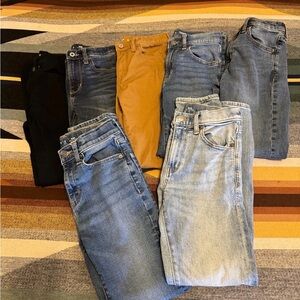 Old Navy boys Slim Jeans - Black, Tan, and Blue